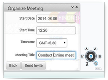 Invite & Schedule Meetings with Findnerd Members